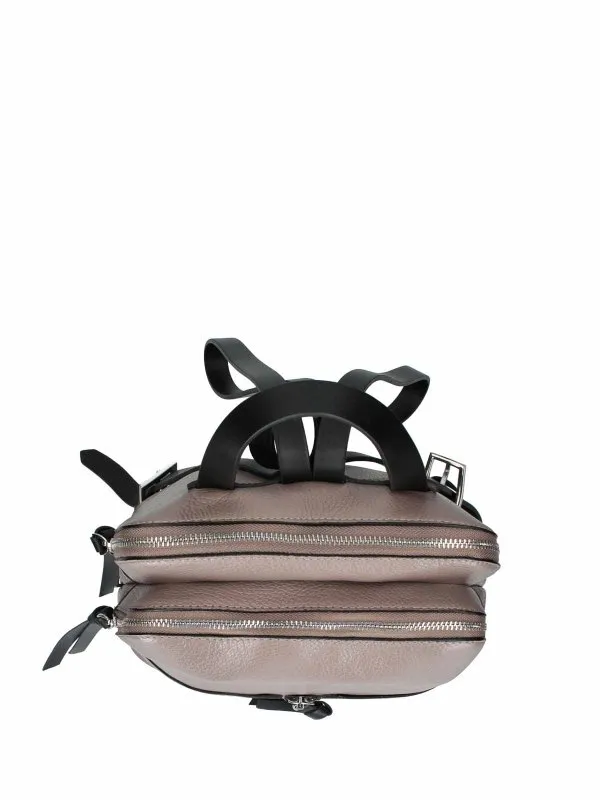 Rebelle Diana Black Backpack In Taupe