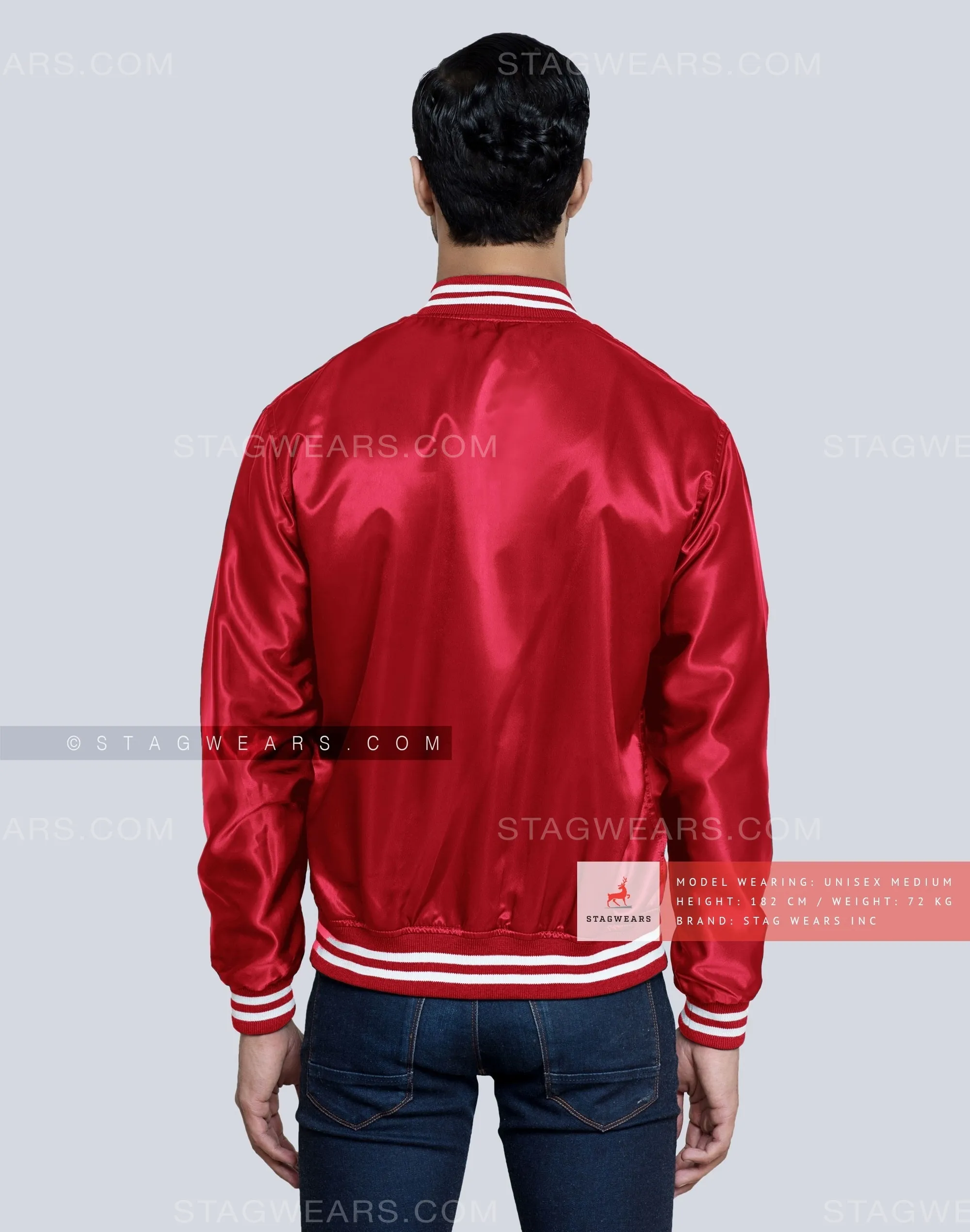 Red Satin Baseball Jacket: Get Hold Of The Super Stylish Piece Now!