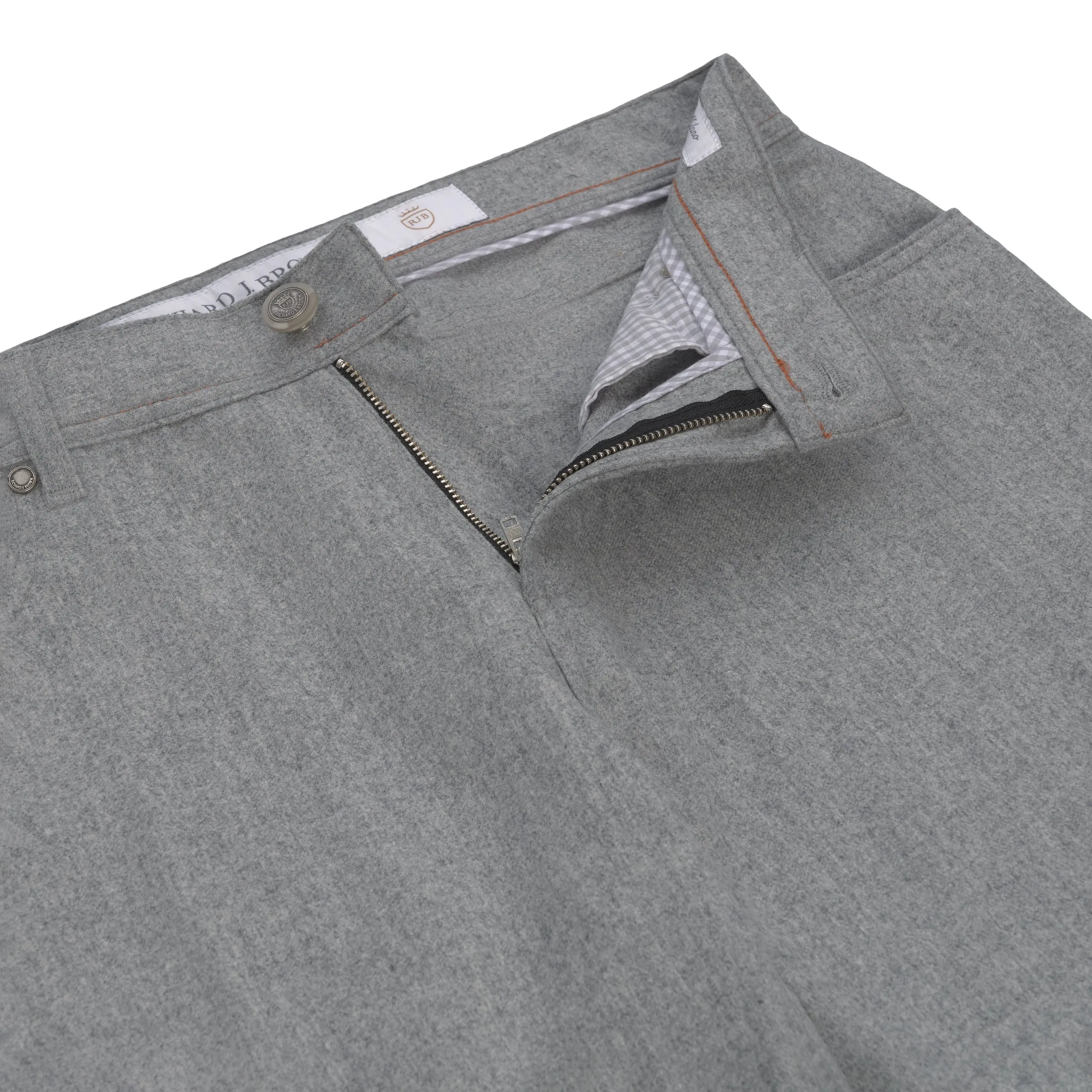  Richard J. Brown Slim-Fit Wool and Cashmere Jeans in Grey Melange