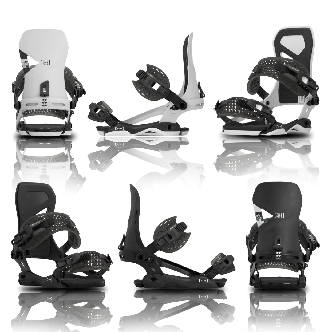 Rome Vice White Snowboard Bindings