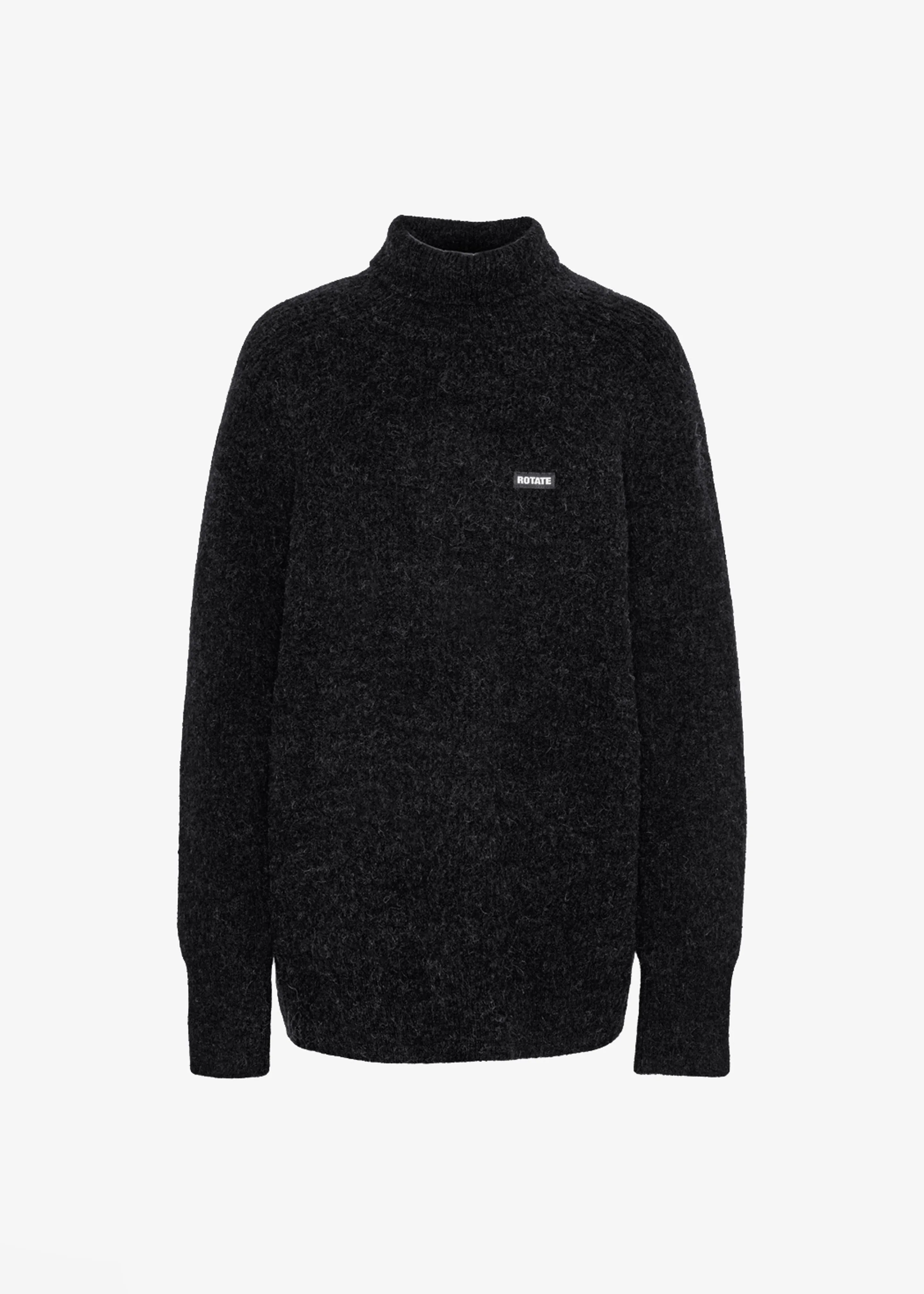 Rotate Turtleneck Sweater - Black