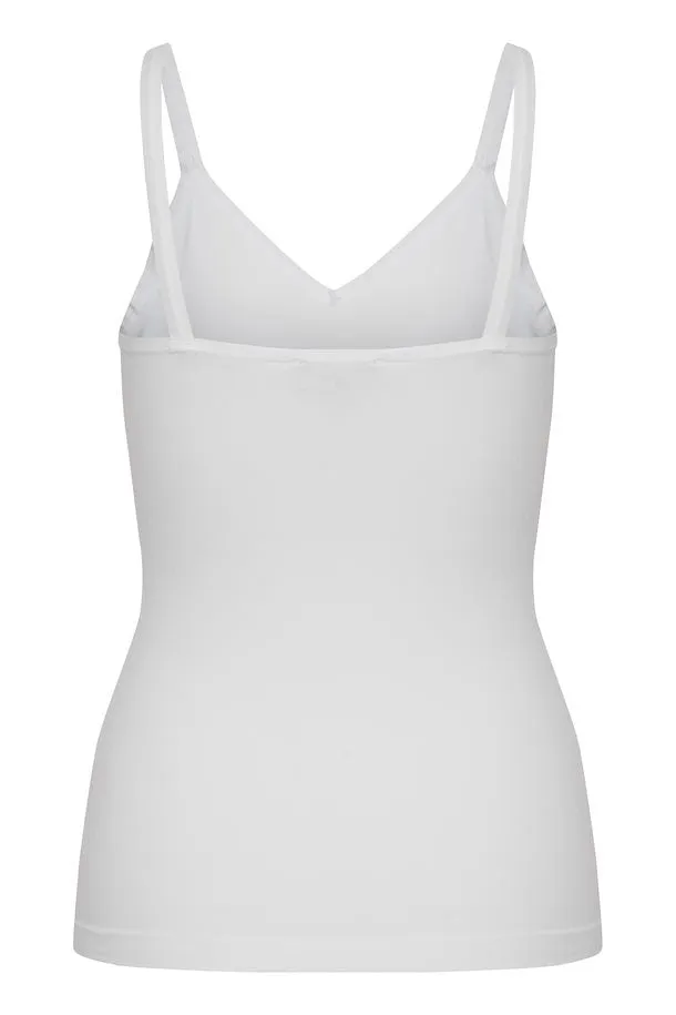 Sacs of Ashbourne   Part Two Hydda Vest Top-Bright White