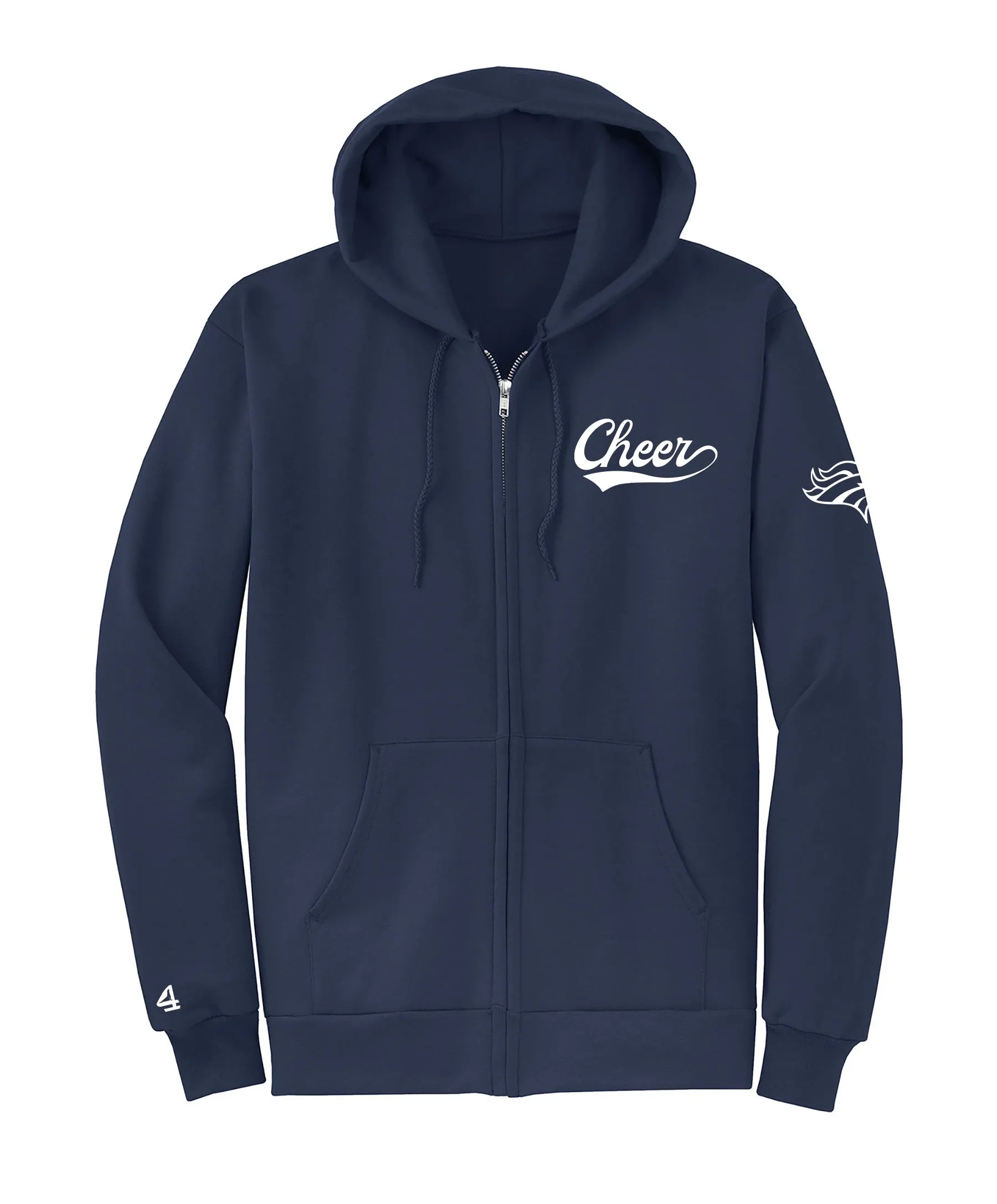 Seaford Broncos Cheer Full Zip Hoodie