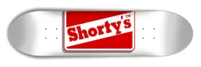 Shorty’s Skateboards OG Logo White Deck 8.125 With Grip Tape (In Store Pickup Only)