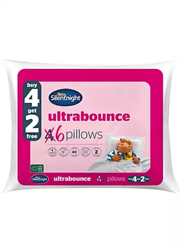 Silentnight Ultrabounce Pillows - Buy 4 Get 2 Free! - 6 Pack | Kaleidoscope