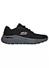 Skechers Mens Black Mesh/Red Trim Arch Fit 2.0 Trainers