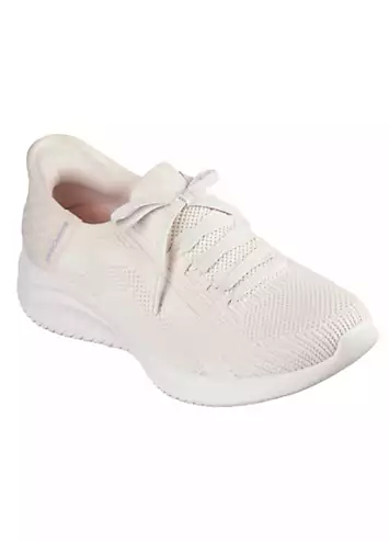 Skechers Slip Ins Ultra Flex 3.0 Brilliant Path Natural Trainers | Grattan