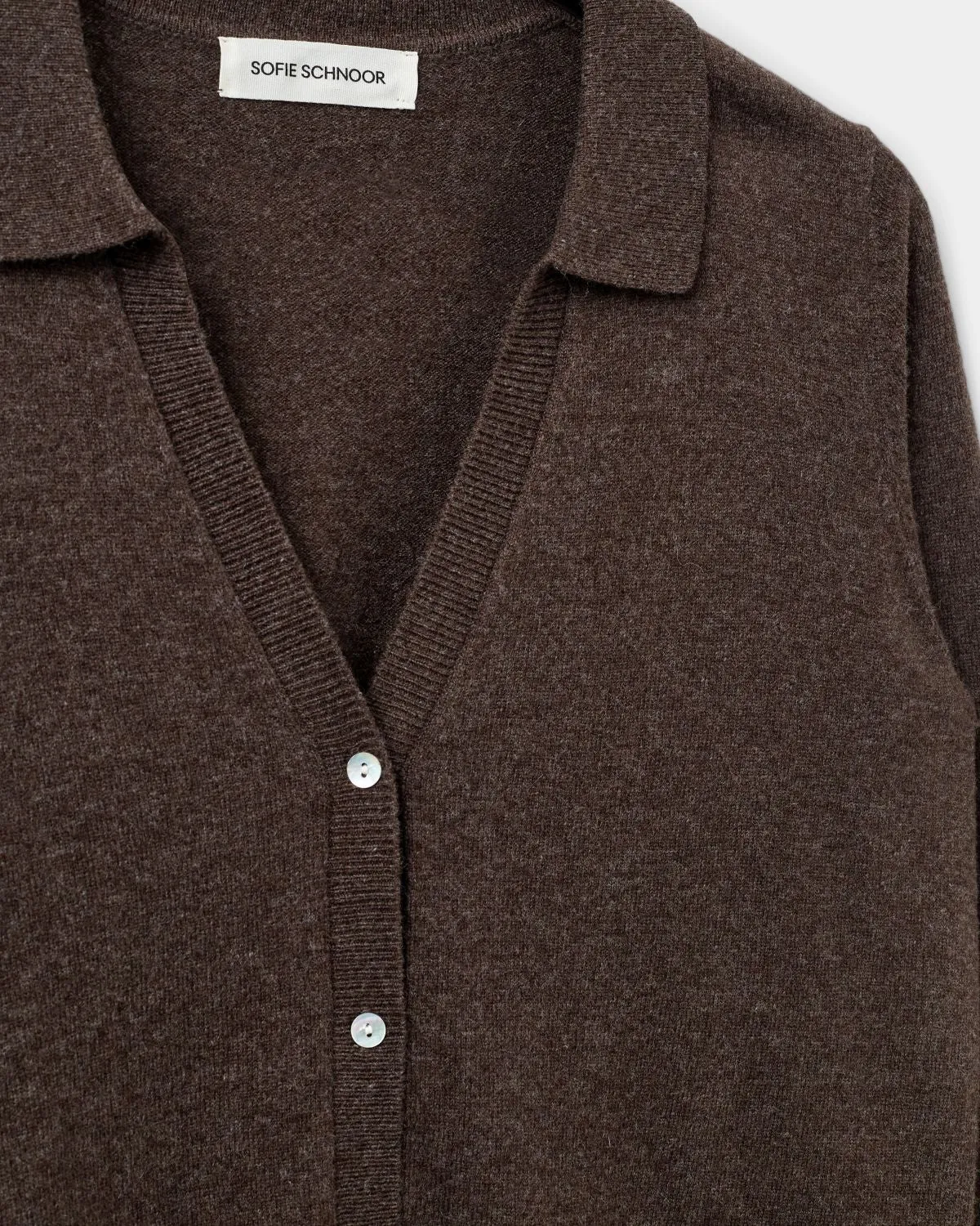 SKYLARSW CARDIGAN - Brown Fudge