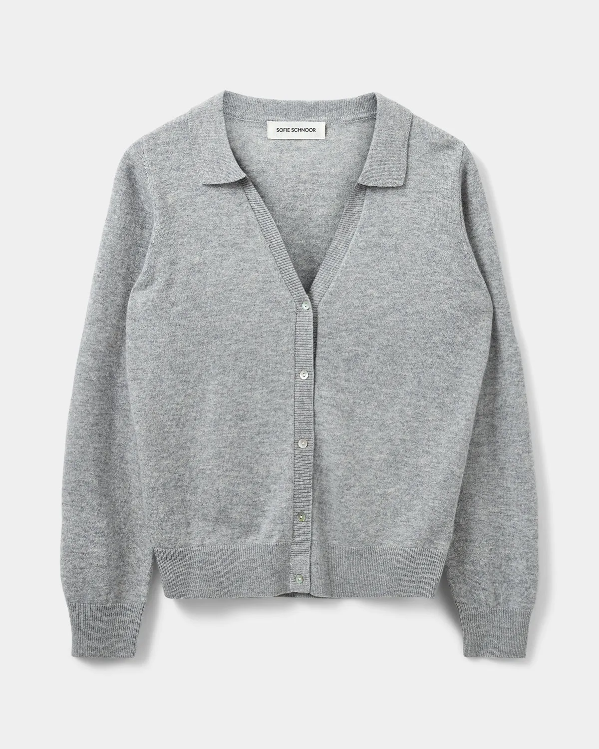 SKYLARSW CARDIGAN - Grey melange