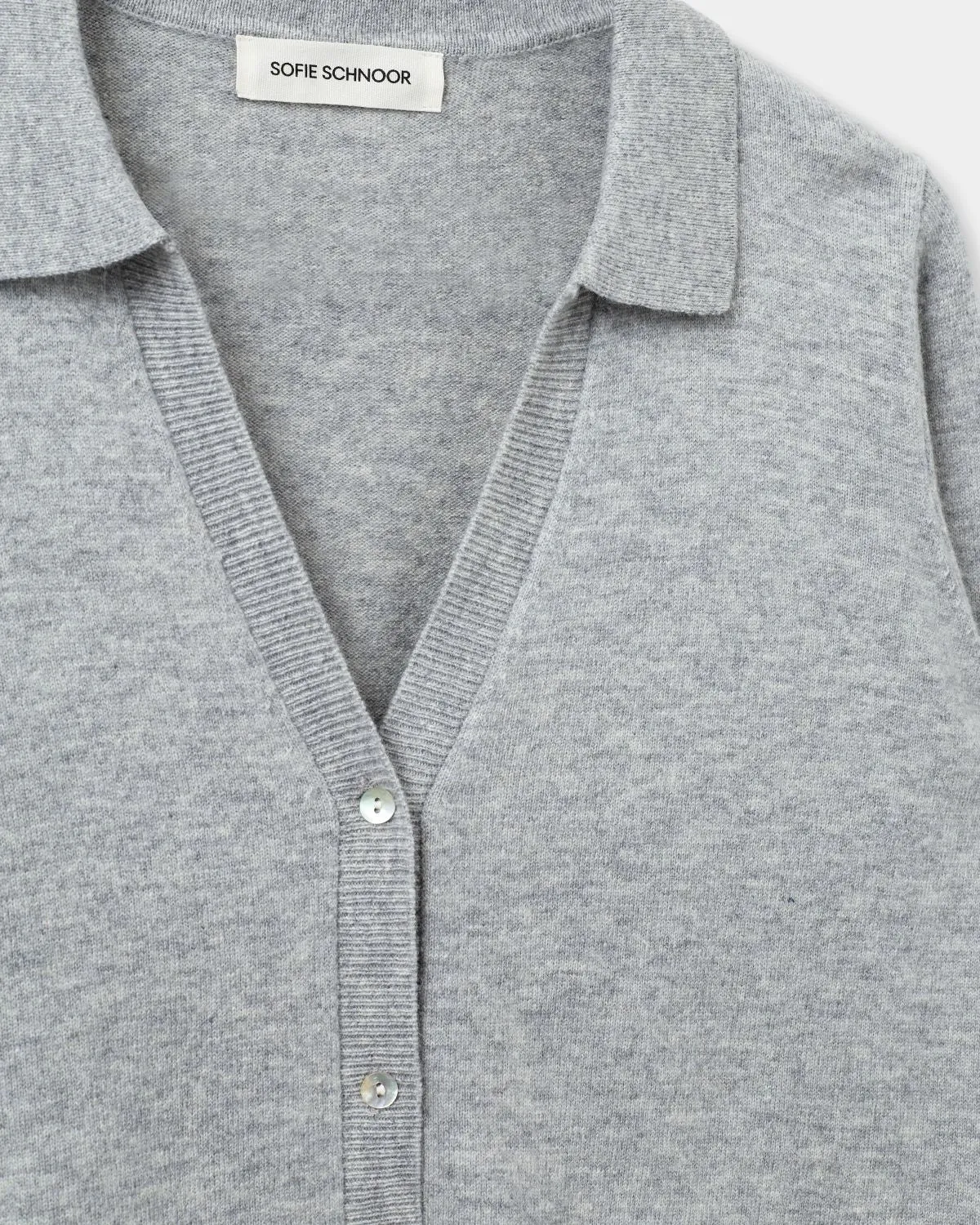 SKYLARSW CARDIGAN - Grey melange