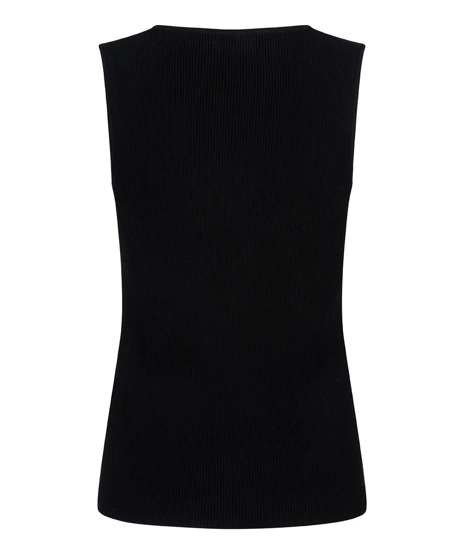 Sleeveless Rib Top