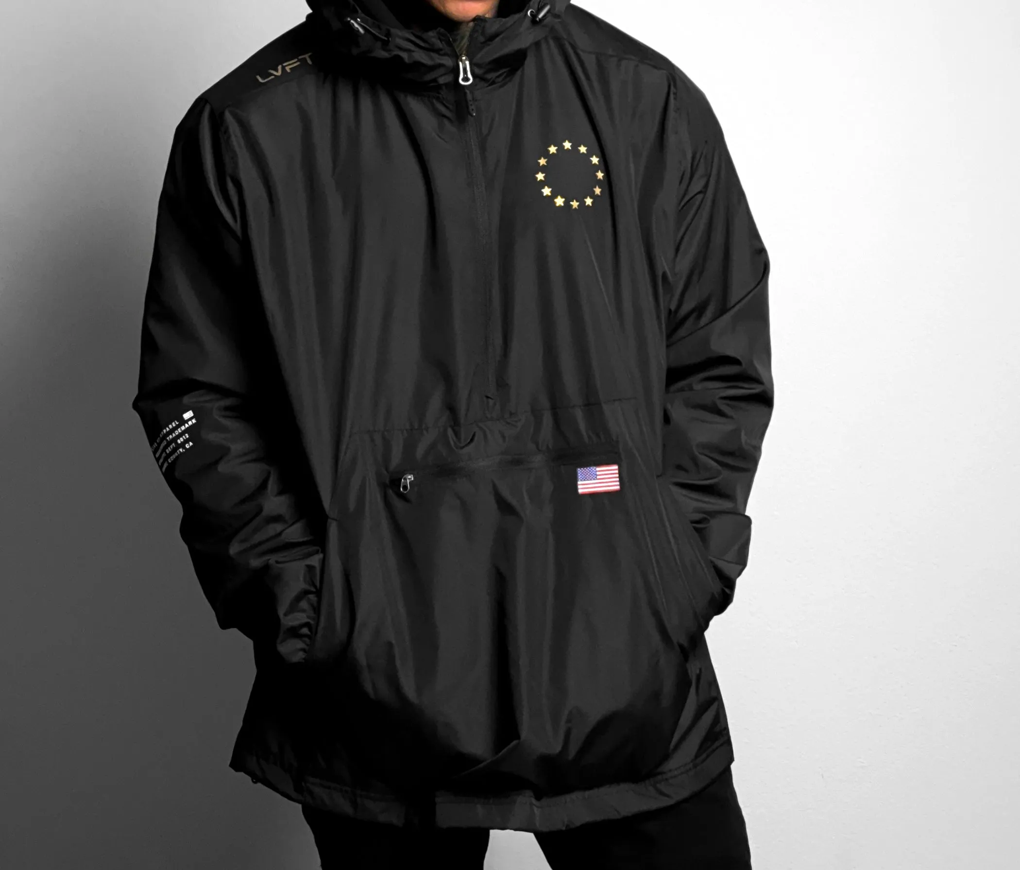 Sport Anorak Jacket - Black/Gold (LIMITED)