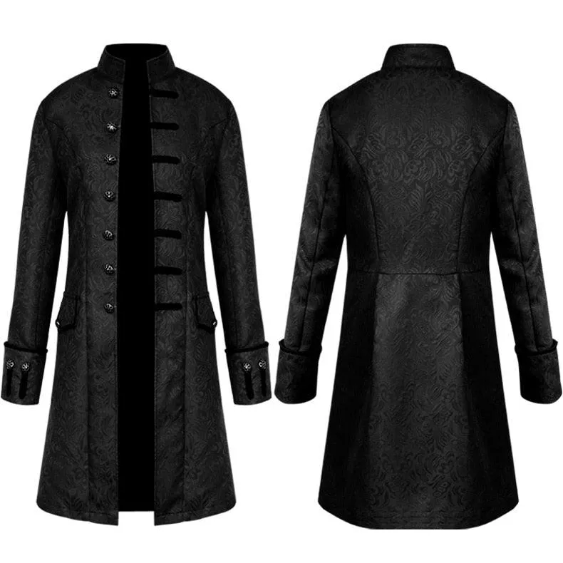 Steampunk Jacket Cosplay Gentlman Blazers Gothic Jacket