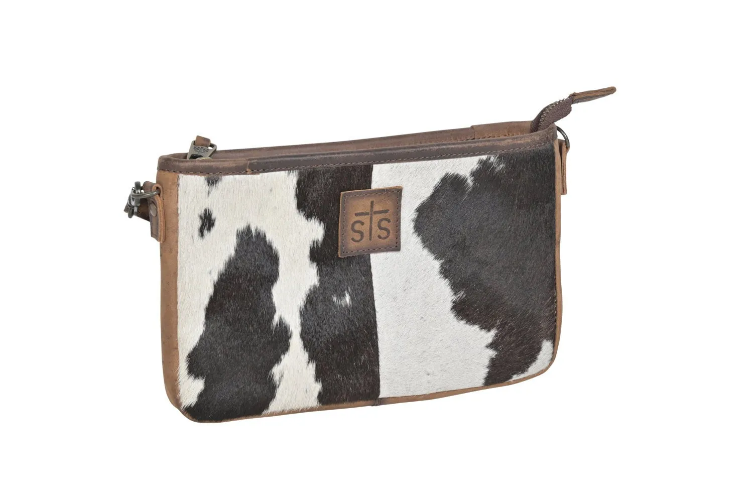 STS Ranchwear Womens Claire Tornado/Cowhide Leather Crossbody Bag