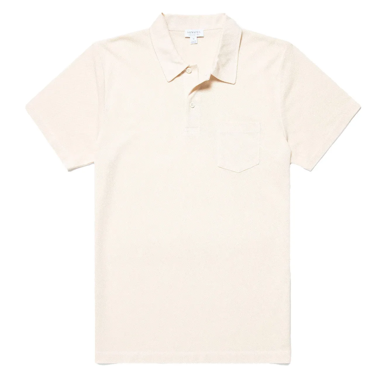 Sunspel Riviera Polo Shirt Undyed