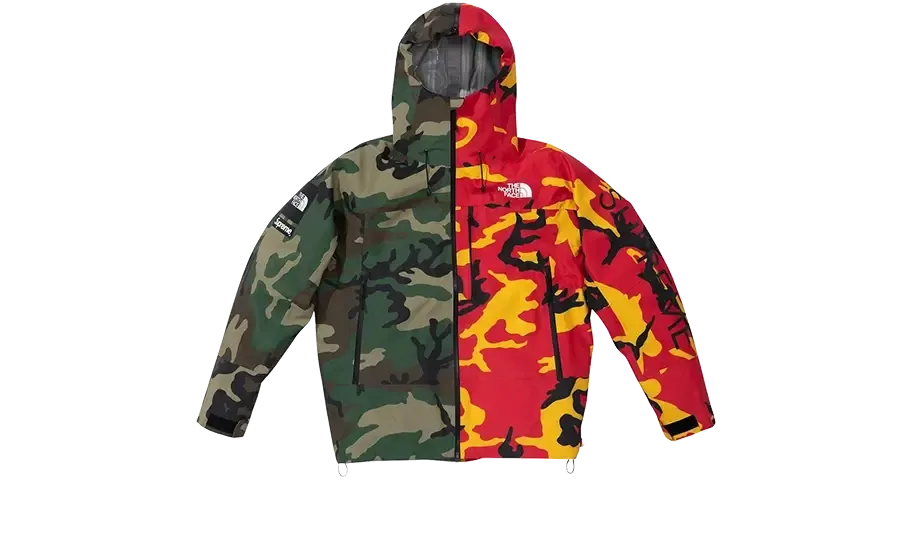 Supreme Split Taped Seam Shell Jacket The North Face Camo