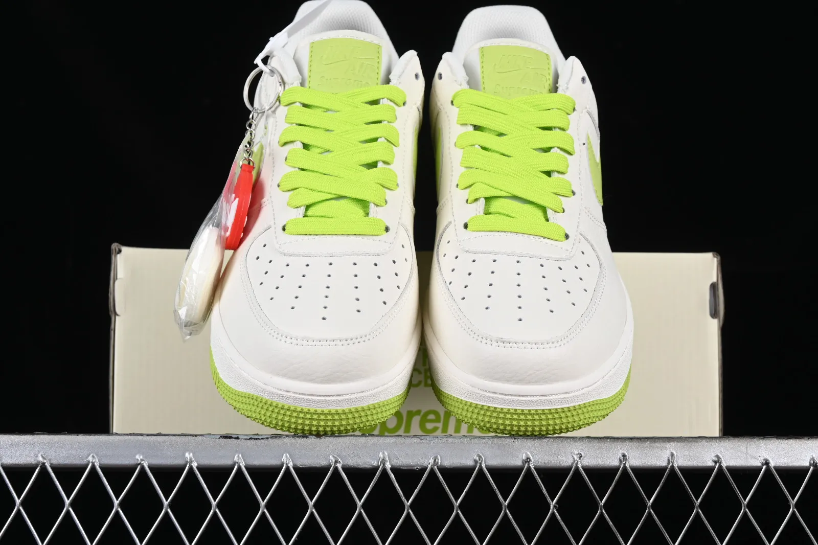 Supreme x The North Face x Nike Air Force 1 07 Low Off White Apple Green SU2305-011