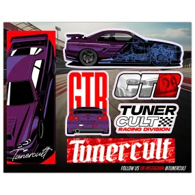 TCG NISSAN SKYLINE GT-R STICKER SHEET