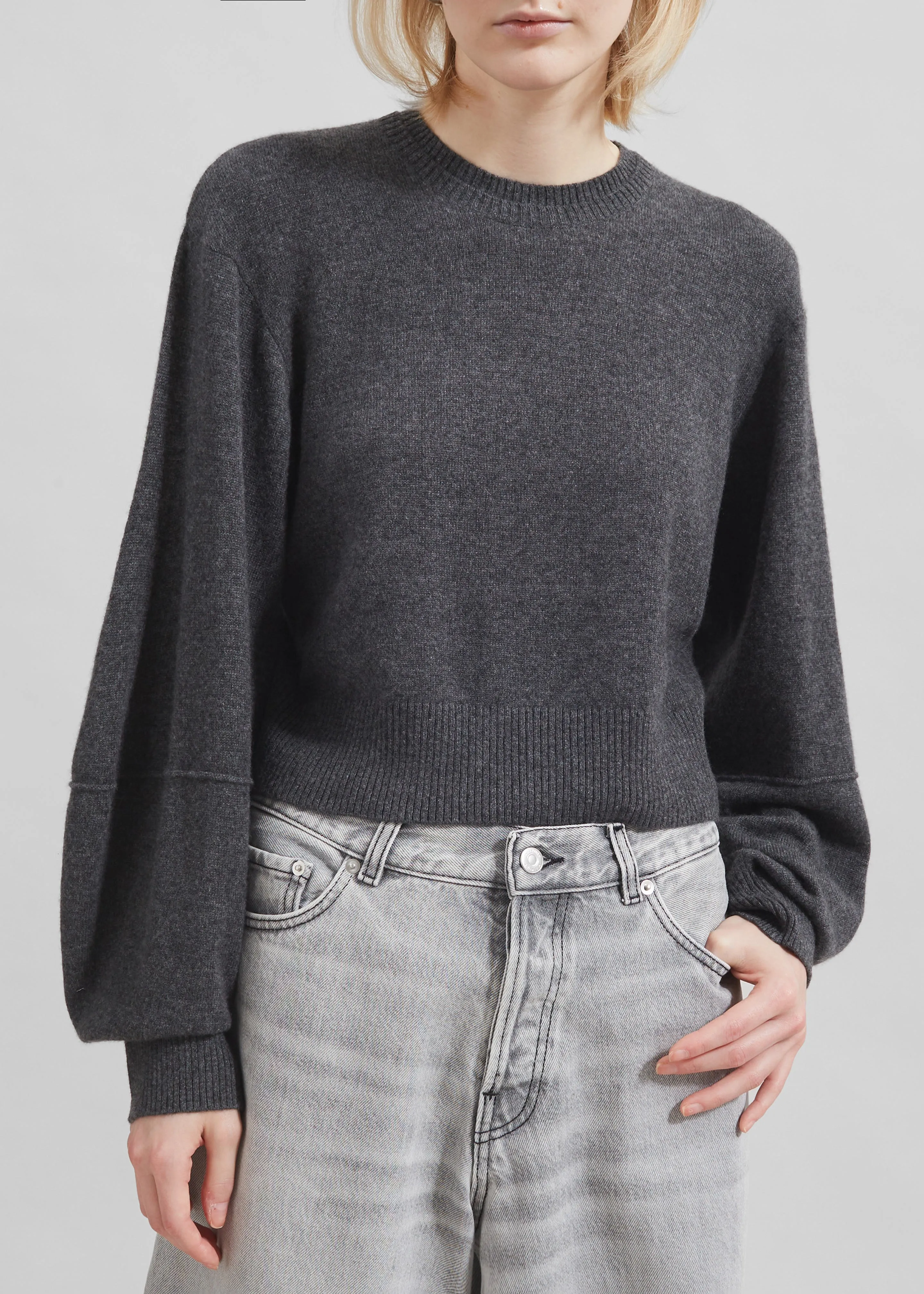 The Garment Piemonte Sweater - Grey Melange