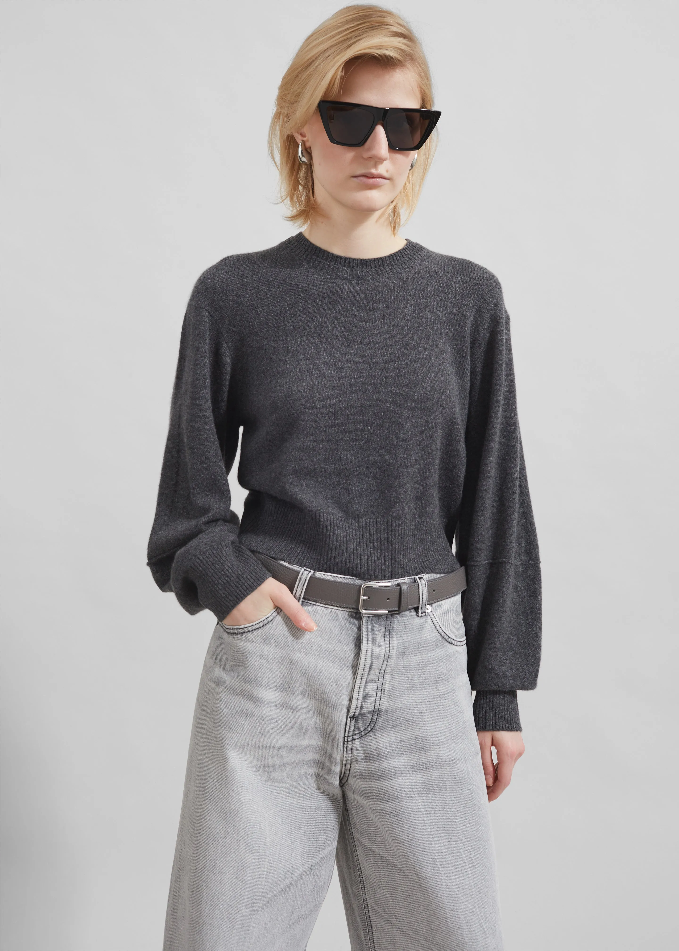 The Garment Piemonte Sweater - Grey Melange