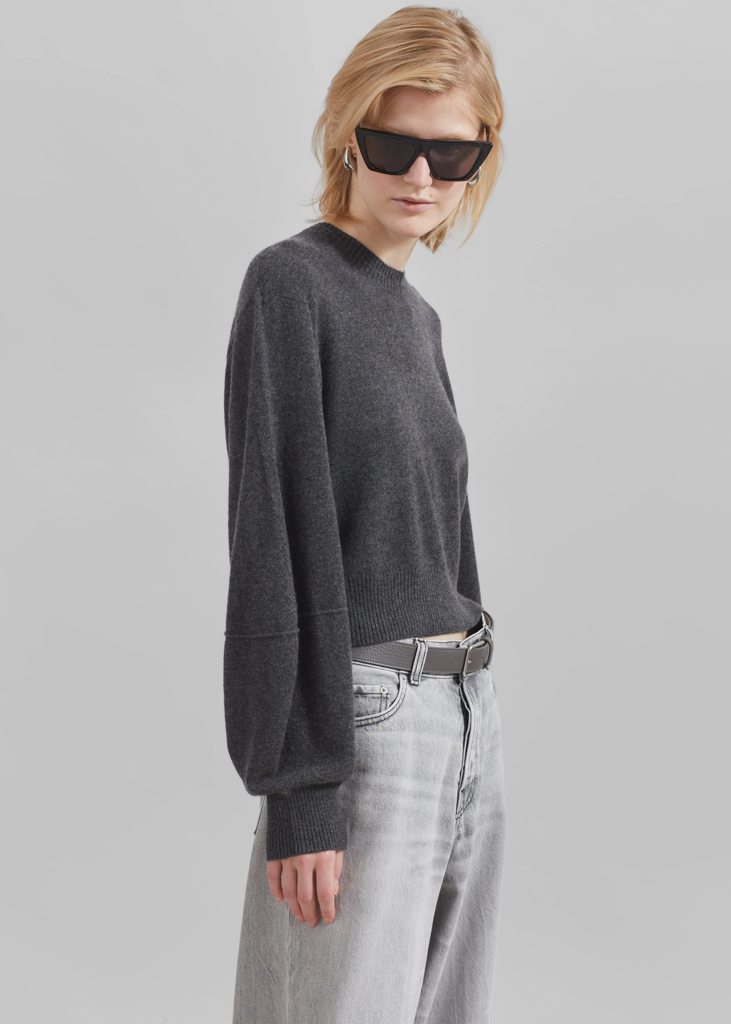 The Garment Piemonte Sweater - Grey Melange