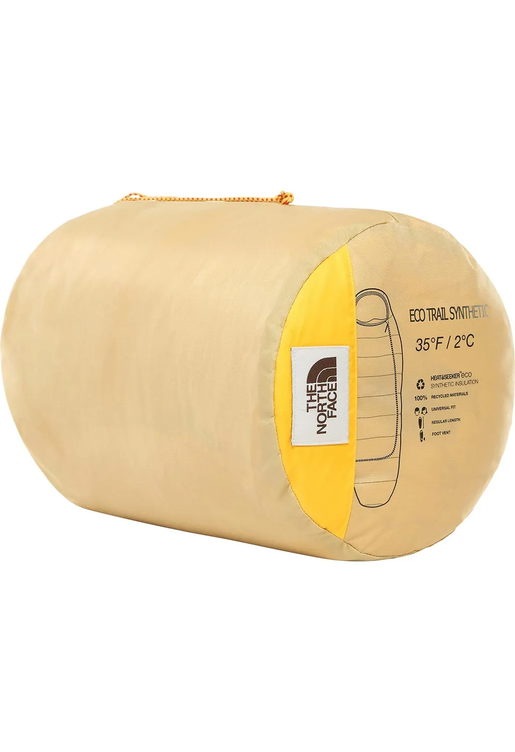 The North Face Eco Trail Synthetic 35 Sleeping Bag - TNF Yellow/Hemp