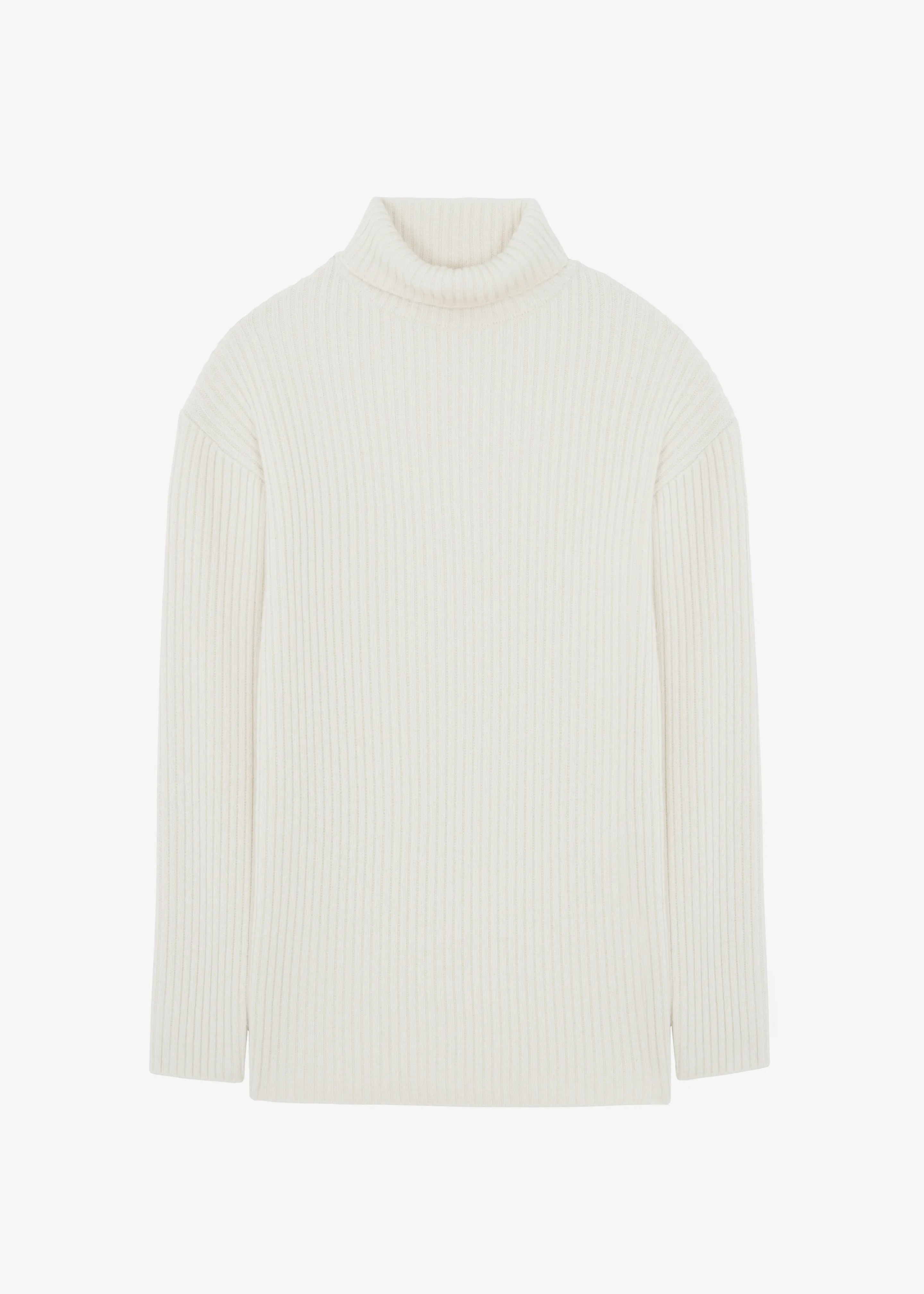 Thelma Ribbed Sweater Dress - Cream