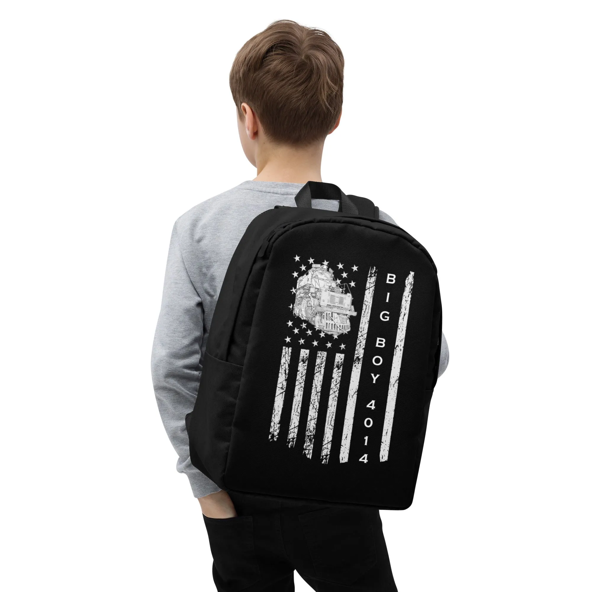 UP Big Boy 4014 American Flag Minimalist Backpack