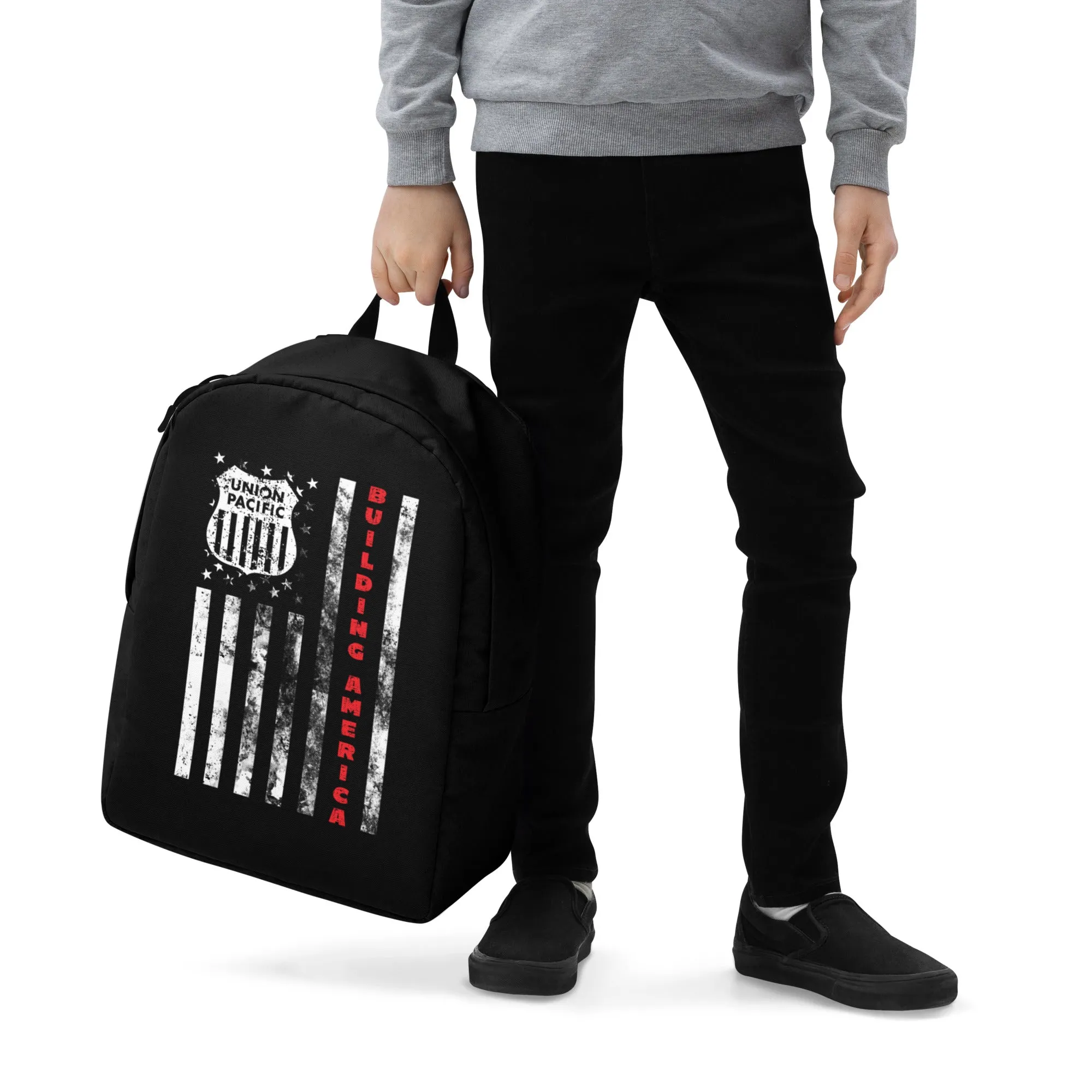 UPRR Building America Flag Minimalist Backpack