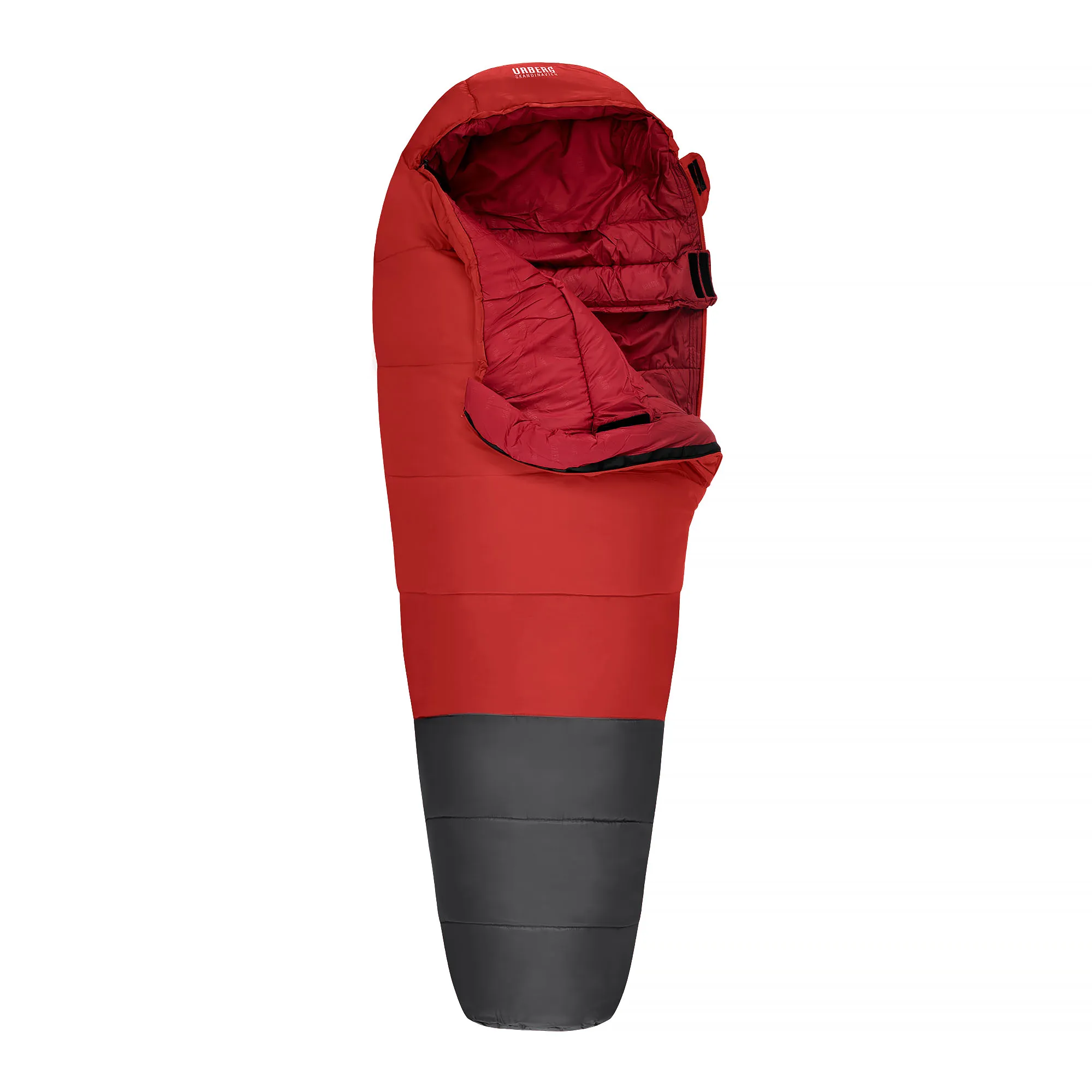 Urberg 3-season Sleeping Bag G5 Rio Red/Asphalt | Buy Urberg 3-season Sleeping Bag G5 Rio Red/Asphalt here | Outnorth