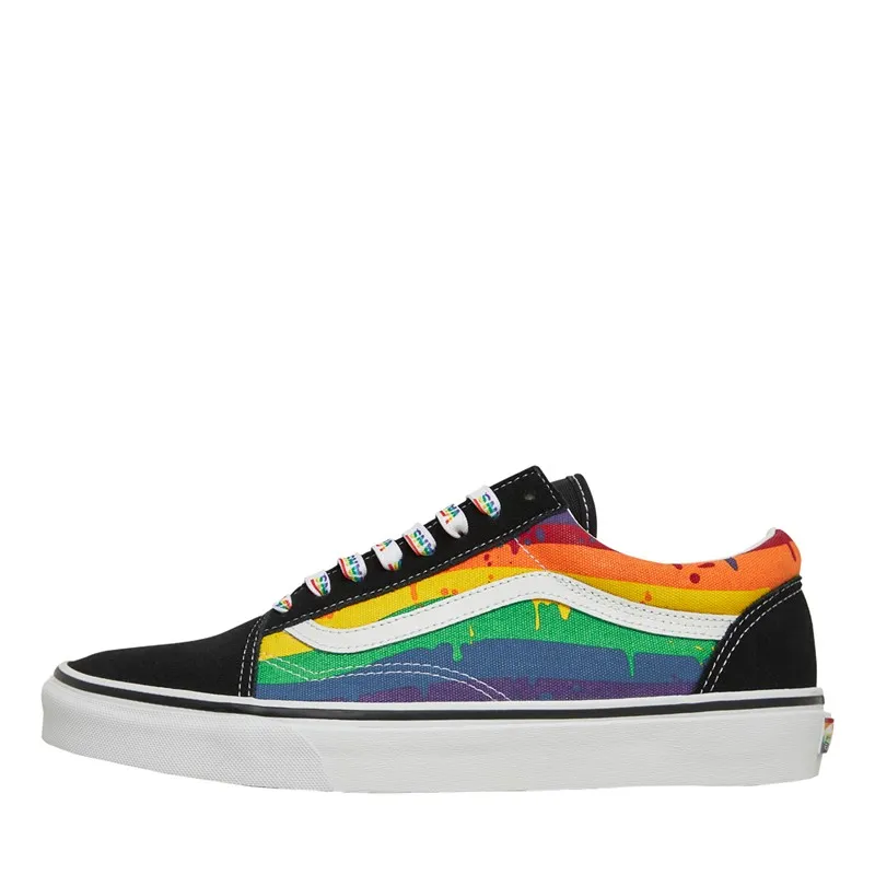 Vans Old Skool Trainers Black/Multi/True White