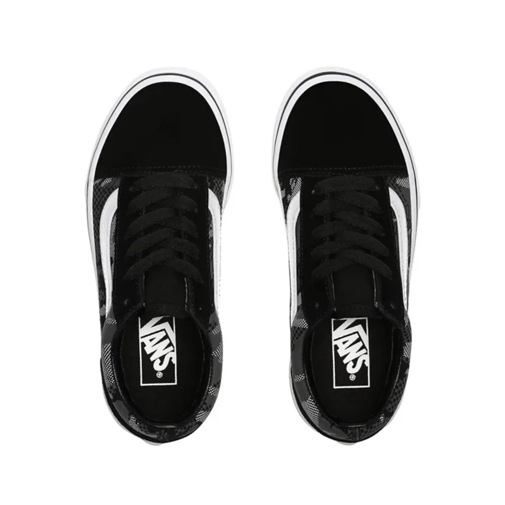 Vans Patrern Camo Old Skool Black/True White – Kids VN0A4BUU0GS1