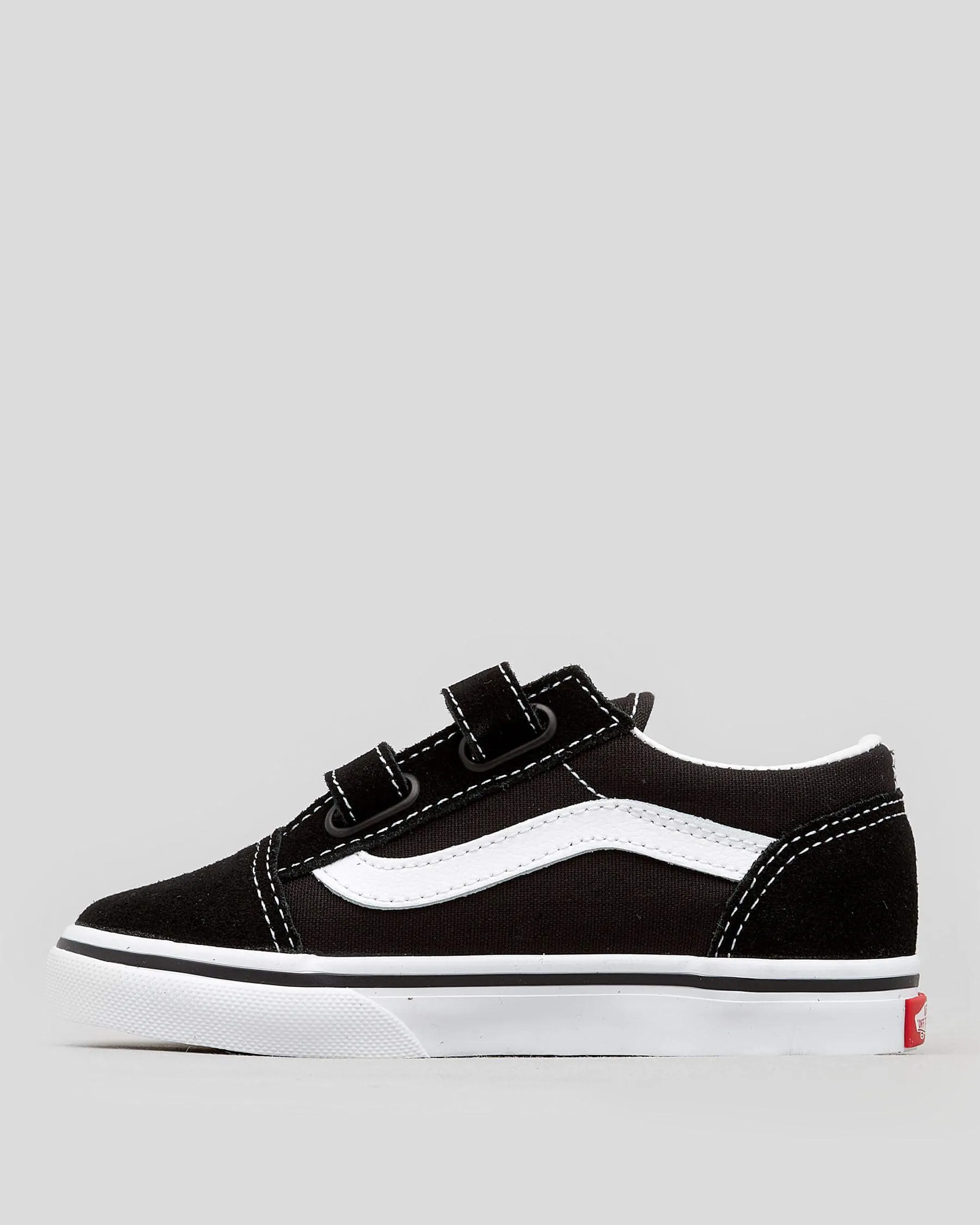 VANS YOUTH OLD SKOOL V - BLACK/WHITE