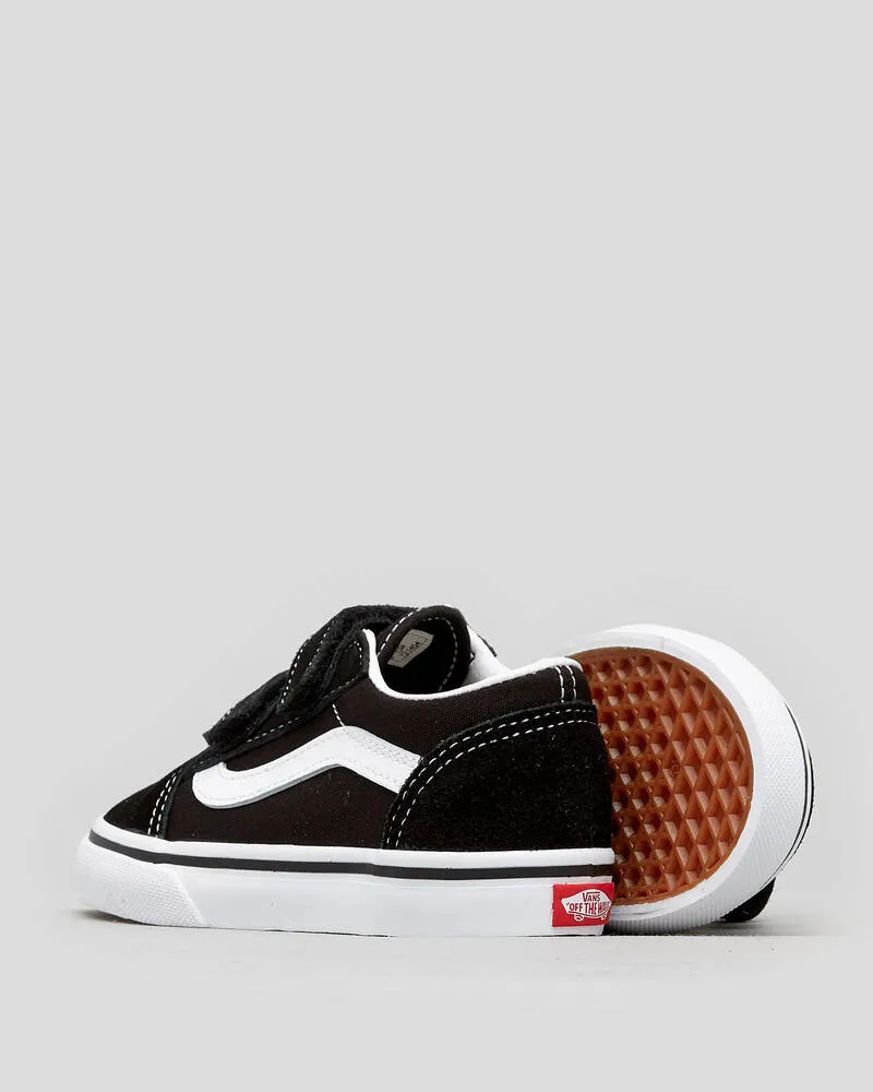 VANS YOUTH OLD SKOOL V - BLACK/WHITE