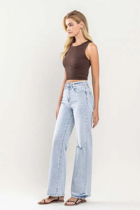 Vervet by Flying Monkey 90s Vintage Super High Rise Flare Jeans