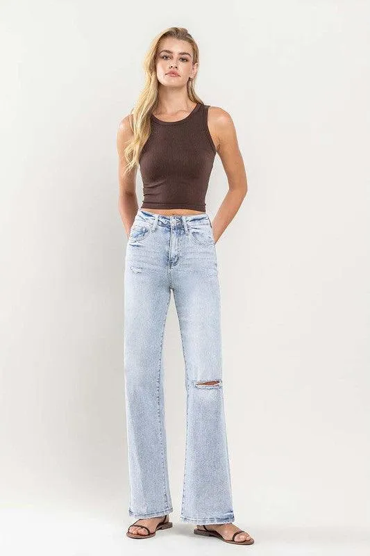 Vervet by Flying Monkey 90s Vintage Super High Rise Flare Jeans