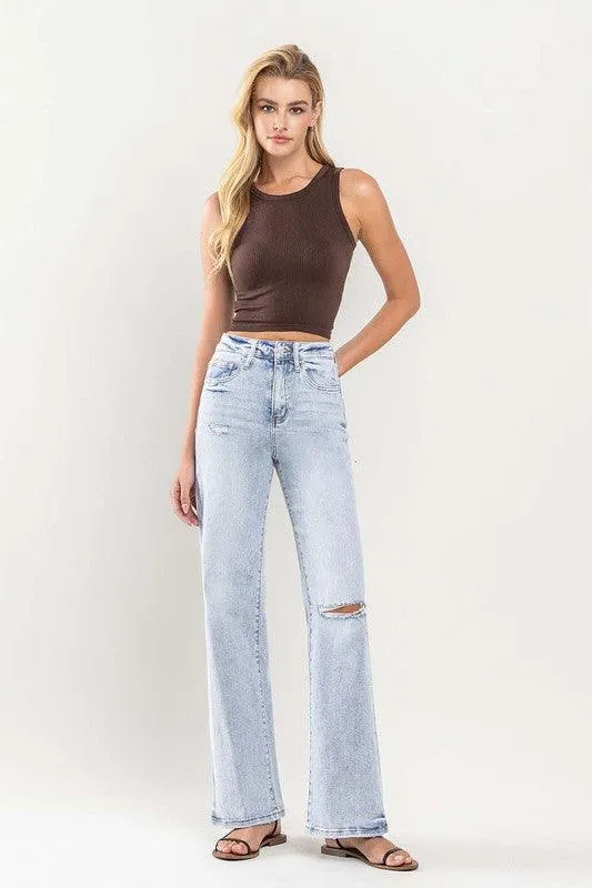 Vervet by Flying Monkey 90s Vintage Super High Rise Flare Jeans