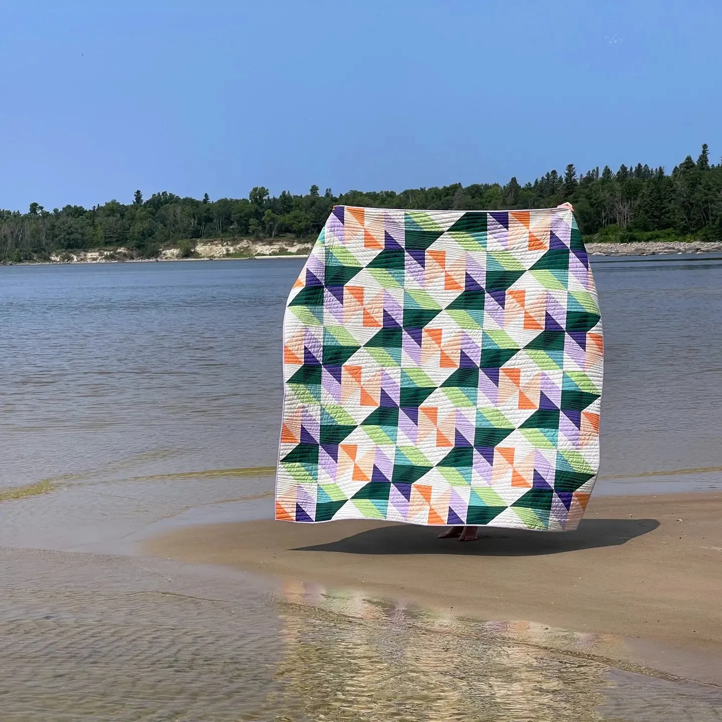 Victoria Beach Paper Pattern - The Blanket Statement Quilt Co.