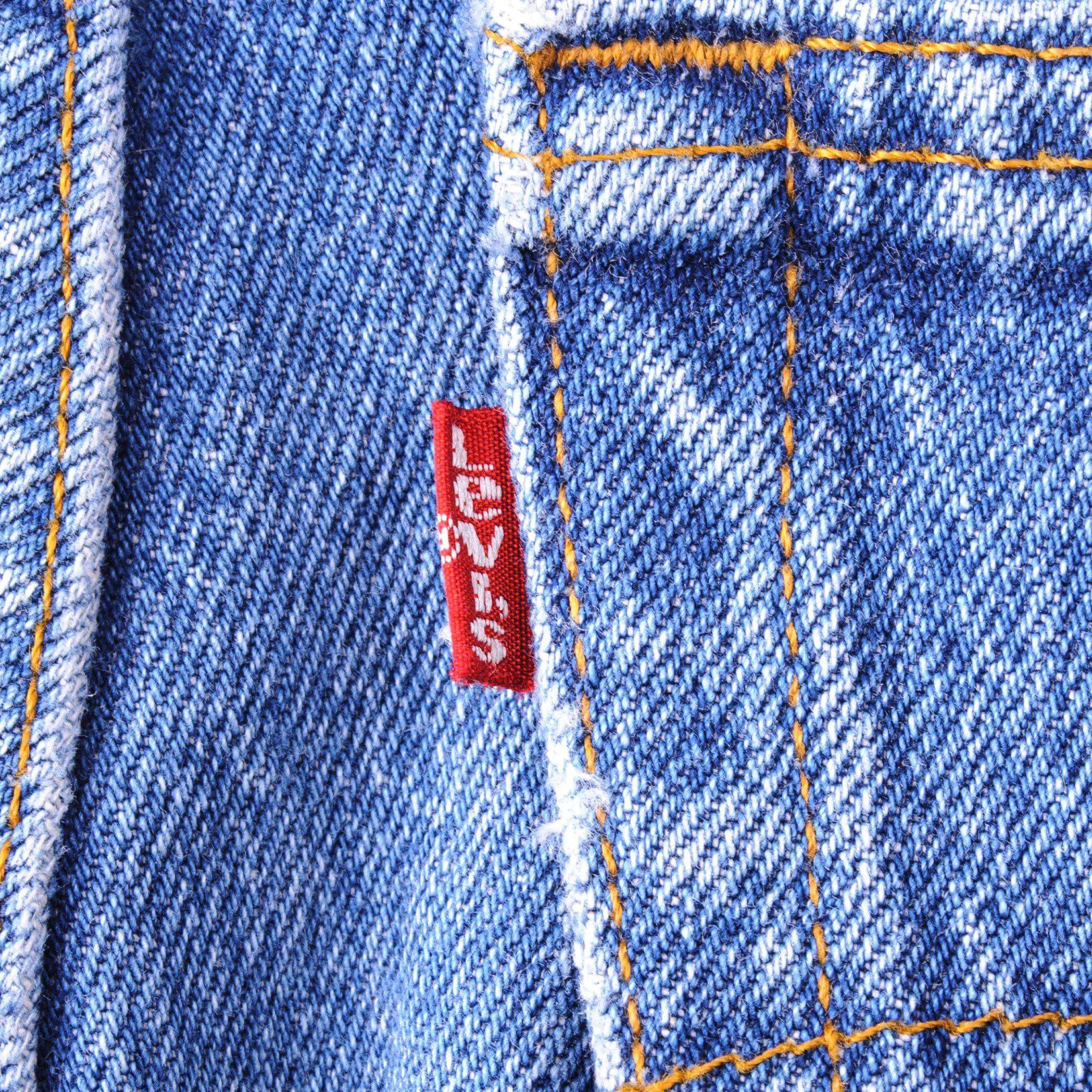 VINTAGE LEVIS 501 JEANS INDIGO 1988-1993 SIZE W33 L32 MADE IN USA