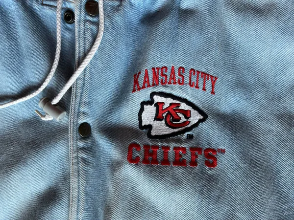 WESTSIDE STOREY VINTAGE | VINTAGE 90S CHIEFS RARE DENIM LOGO 7 JACKET