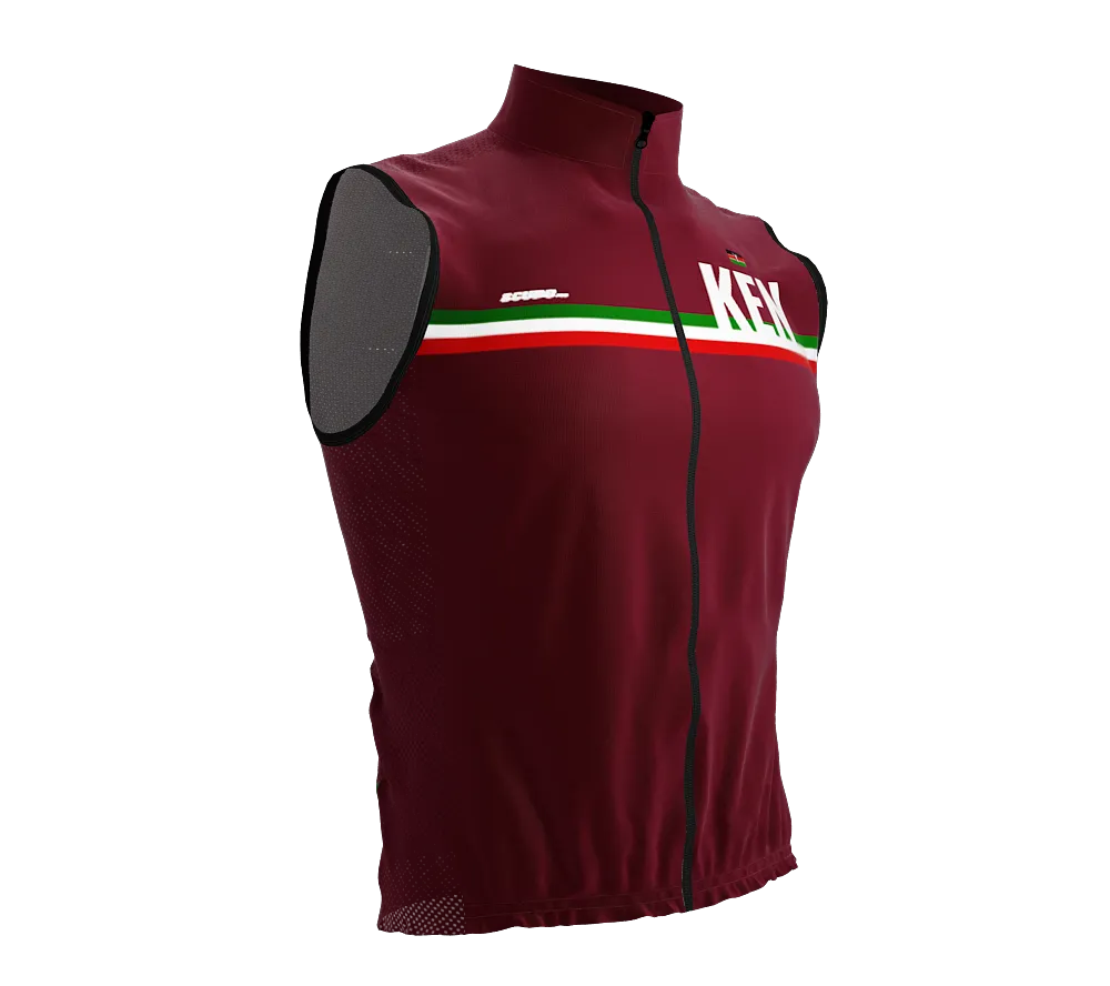 Wind Breaker Cycling Running Sports Vest Kenya Country Code for Men And Women