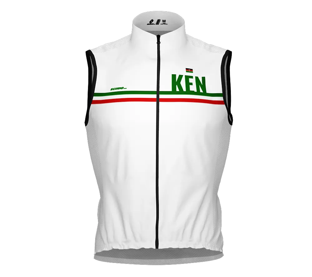 Wind Breaker Cycling Running Sports Vest Kenya Country Code for Men And Women