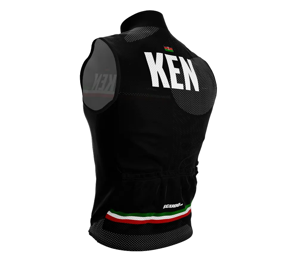 Wind Breaker Cycling Running Sports Vest Kenya Country Code for Men And Women