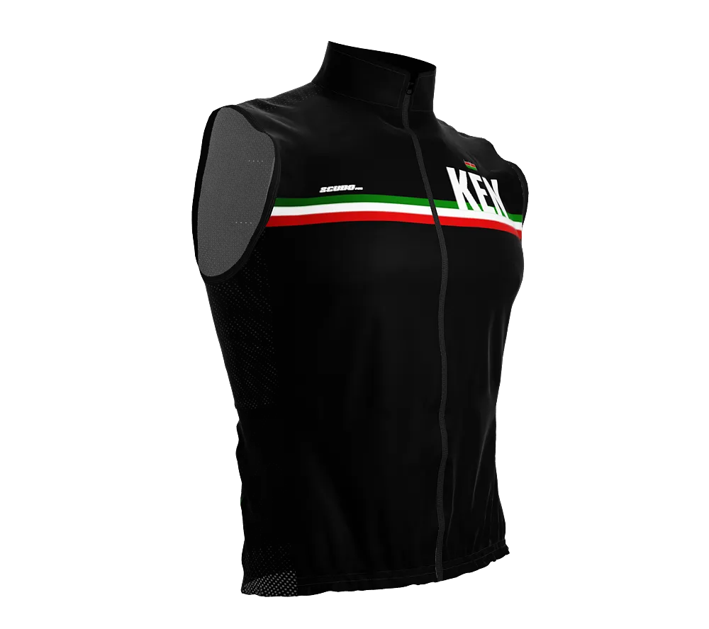 Wind Breaker Cycling Running Sports Vest Kenya Country Code for Men And Women