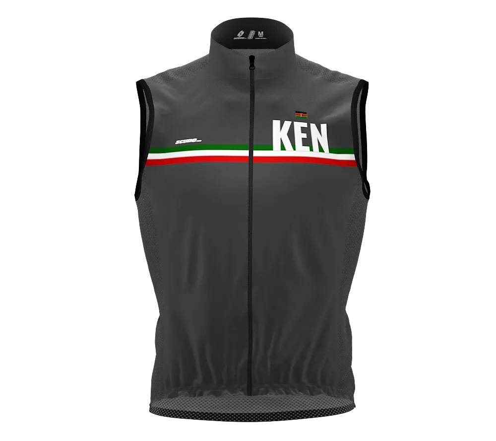 Wind Breaker Cycling Running Sports Vest Kenya Country Code for Men And Women