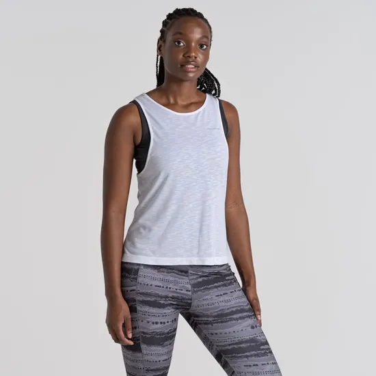 Women's Primrose 3 in 1 Vest - Optic White / Charcoal | Craghoppers UK