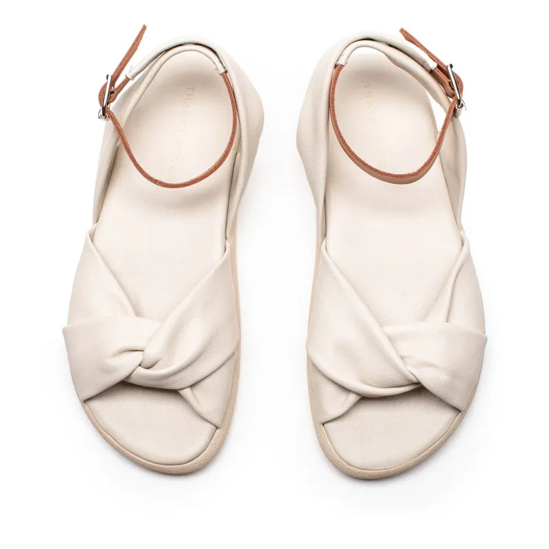 WRAP Off-White | Leather Sandals