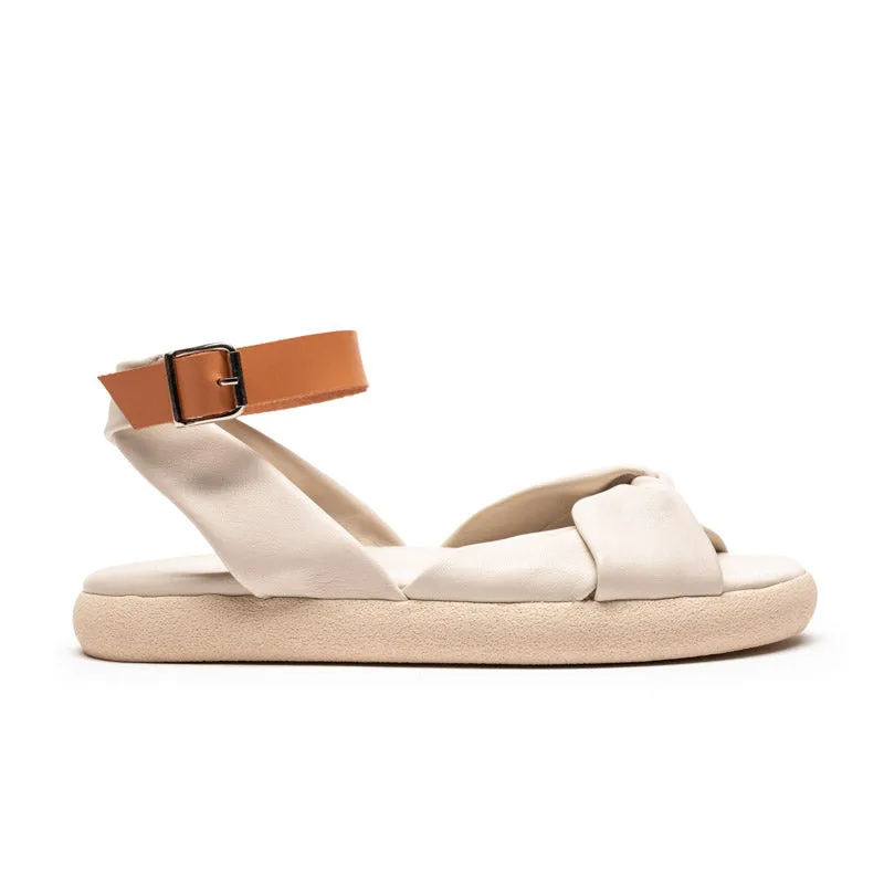 WRAP Off-White | Leather Sandals