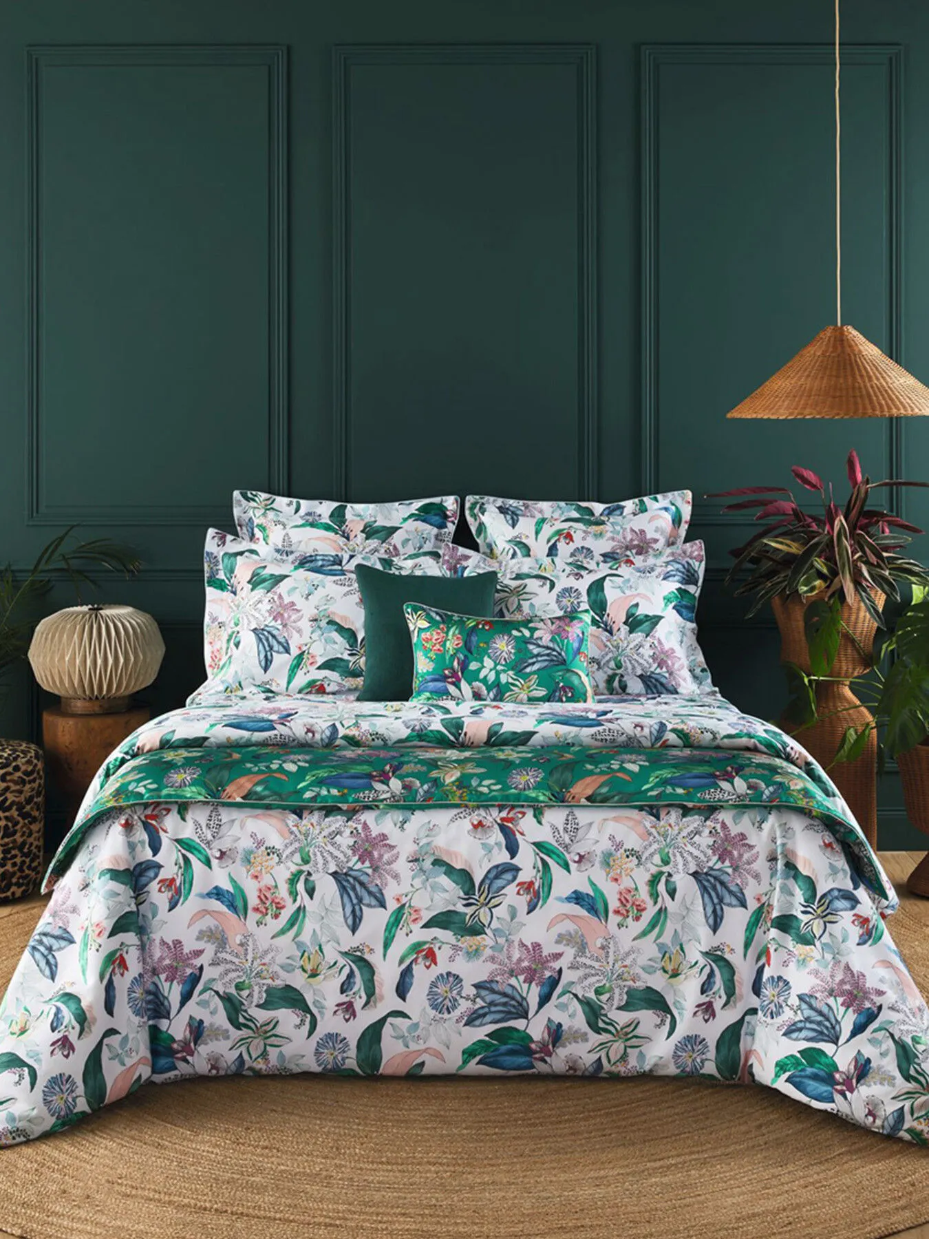 Yves Delorme Bahamas Duvet Cover - Size King Multi